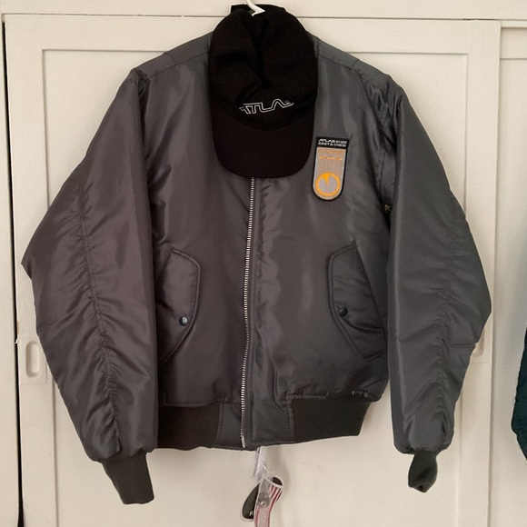 Atlas movie bomber jacket, men’s S. Hat included as a bonus. Tags attached. - Picture 1 of 6